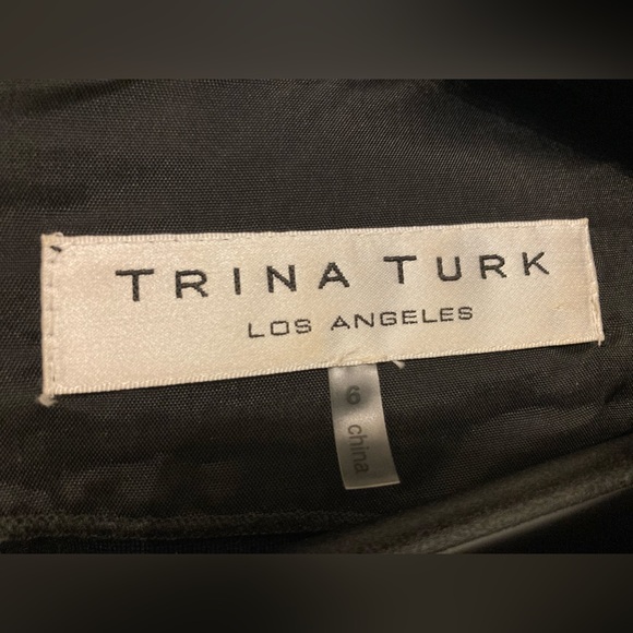 Nearly New TRINA TURK Hijinx Mod Dress with Bell Sleeves, size 6 - Picture 4 of 5